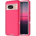 thumbnail image 1 of Petocase for Google Pixel 8 Case Shockproof Dust/Drop Proof 3-Layer Full Body Protection [Without Screen Protector] Rugged Heavy Duty Durable Phone Cover,Pink, 1 of 7