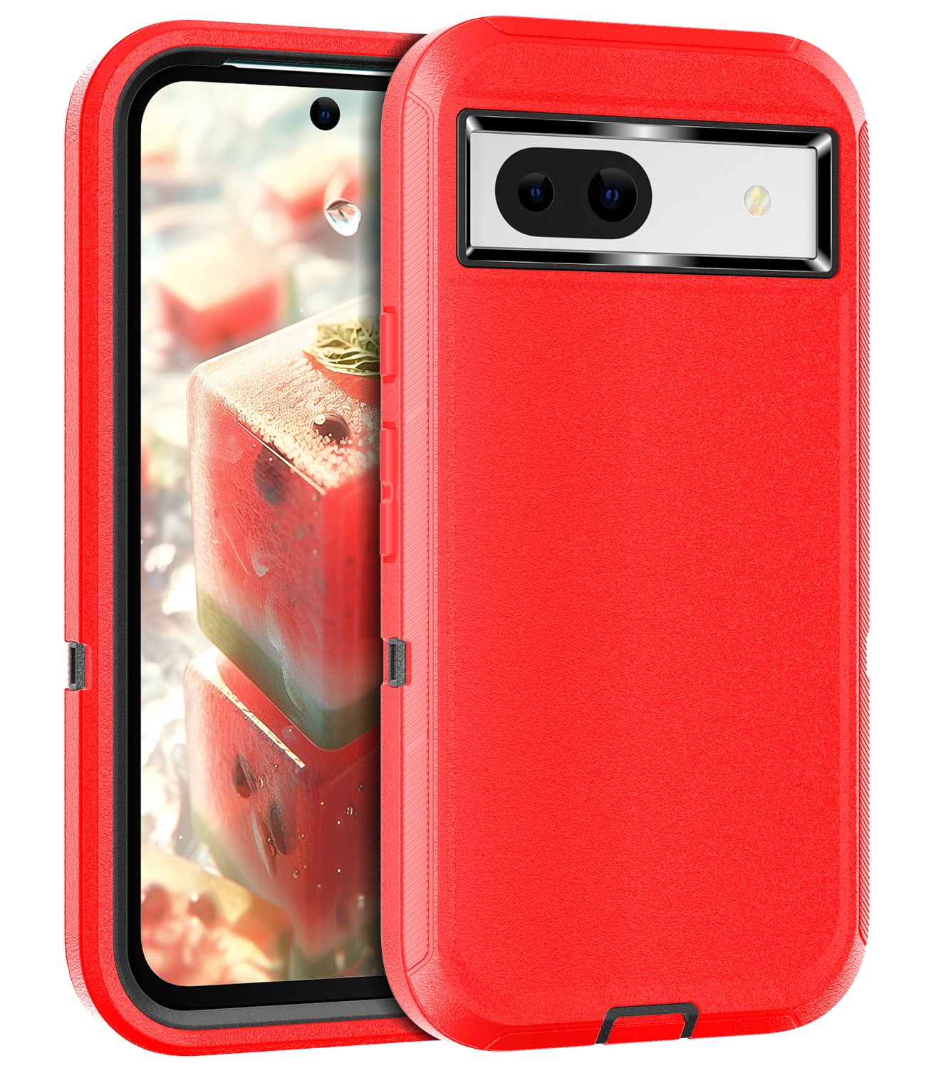 Petocase for Google Pixel 8A Case,Shockproof Dust/Drop Proof 3Layer Full Body Protection