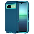 thumbnail image 1 of Petocase for Google Pixel 8A Case,Shockproof Dust/Drop Proof 3-Layer Full Body Protection [Without Screen Protector] Rugged Heavy Duty Cover Case for Google Pixel 8A,Green, 1 of 7