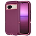 thumbnail image 1 of Petocase for Google Pixel 8A Case,Shockproof Dust/Drop Proof 3-Layer Full Body Protection [Without Screen Protector] Rugged Heavy Duty Cover Case for Google Pixel 8A,Pink, 1 of 7