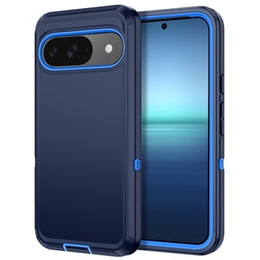 Petocase for Google Pixel 9 Case,Google Pixel 9 Pro Case Shockproof Dust/Drop Proof 3-Layer Protection [Without Screen Protector] Rugged Heavy Duty Cover Case for Pixel 9/9 Pro,Navy Blue