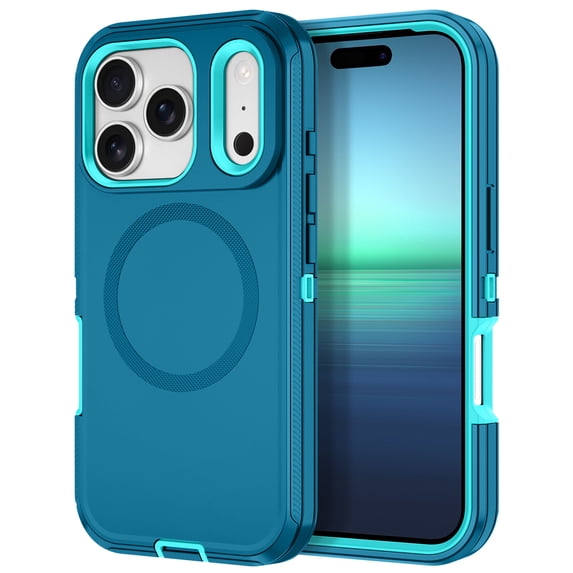 Petocase For iPhone 18 Pro Max Case (2026) / iPhone 17 Pro Max Case (2025),Compatible with Mag-safe Anti-Drop Heavy Duty Shockproof Rugged Protecive Magnetic 6.9 inch Phone Cover,Green