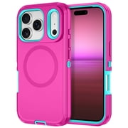 Petocase For iPhone 18 Pro Case (2026) / iPhone 17 Pro Case (2025),Compatible with Mag-safe Anti-Drop Heavy Duty Shockproof Rugged Protecive Magnetic 6.3 inch P
