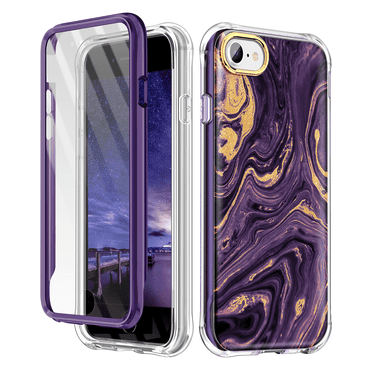 Petocase Rugged Cell Phone Case for iPhone SE, Deep Purple