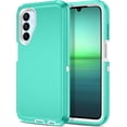 thumbnail image 1 of Petocase for Samsung Galaxy A15 5G Case Shockproof Dust/Drop Proof 3-Layer Full Body Protection [Without Screen Protector] Rugged Heavy Duty Cover Case for Galaxy A15 5G,Teal/White, 1 of 7