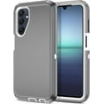 thumbnail image 1 of Petocase for Samsung Galaxy A15 5G Case,Shockproof Dust/Drop Proof 3-Layer Protection [Without Screen Protector] Rugged Heavy Duty Durable Cover Case,Grey/White, 1 of 7