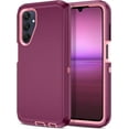 thumbnail image 1 of Petocase for Samsung Galaxy A25 5G Case Shockproof Dust/Drop Proof 3-Layer Full Body Protection [Without Screen Protector] Rugged Heavy Duty Durable Cover Case,Purple/Pink, 1 of 7