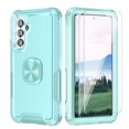 thumbnail image 1 of Petocase for Samsung Galaxy A54 5G Case,Heavy Duty Rugged Shockproof With 360° Ring Holder [Support Car Mount] Hybrid Bumper Silicone+Hard Back Cover,with 2 Screen Protector&Lens Protector-Green, 1 of 7