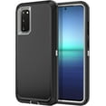 thumbnail image 1 of Petocase for Samsung Galaxy S20 Case,Shockproof Dust/Drop Proof 3-Layer Full Body Protection [Without Screen Protector] Rugged Heavy Duty Durable Case,Black/Grey, 1 of 7