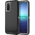 thumbnail image 1 of Petocase for Samsung Galaxy S20 Case,Shockproof Dust/Drop Proof 3-Layer Full Body Protection [Without Screen Protector] Rugged Heavy Duty Durable Case,Black/Grey, 1 of 7