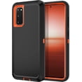 thumbnail image 1 of Petocase for Samsung Galaxy S20 Shockproof Rugged Heavy Duty Durable 3-Layer Full Body Protection Orange, 1 of 7