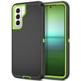 thumbnail image 1 of Petocase for Samsung Galaxy S21 5G Case,Shockproof Dust/Drop Proof 3-Layer Protection [without Screen Protector] Rugged Heavy Duty Cover 6.2" Case,Gray/Green, 1 of 7