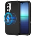 thumbnail image 1 of Petocase for Samsung Galaxy S24/S25 Plus Case,Compatible with MagSafe,Military Grade Drop 3 Layer Protection Rugged Case,Magnetic Phone Cover for Galaxy S24/S25 Plus,Black, 1 of 7