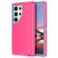 thumbnail image 1 of Petocase for Samsung Galaxy S24 Ultra Case,Shockproof Dust/Drop Proof 3-Layer Full Body Protection [Without Screen Protector] Rugged Heavy Duty Case for Galaxy S24 Ultra 6.8",Pink, 1 of 7