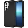 thumbnail image 1 of Petocase for Samsung Galaxy S25 Plus,S24 Plus Case,Shockproof Dust/Drop Proof 3-Layer Protection Rugged Heavy Duty Cover Case for Galaxy S25Plus /S24 Plus,Black, 1 of 7