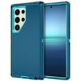 thumbnail image 1 of Petocase for Samsung Galaxy S25 Ultra Case,3-Layer Super Military Grade Rugged Heavy Shockproof Dropproof 3-Layer Cover Phone Case for Galaxy S25 Ultra,Turquoise, 1 of 7