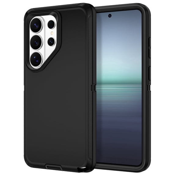 Petocase for Samsung Galaxy S26 Ultra 5G Phone Case,Shockproof Dust/Drop Proof 3-Layer Protective Heavy Duty Durable Rugged Hybrid Cover for Galaxy S26 Ultra 5G,Black