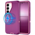 thumbnail image 1 of Petocase for Samsung Galaxy S26 Case,Magnetic Military-Grade Drop 3 Layer Protection Rugged Phone Cover for Galaxy S26,Purple Pink, 1 of 8