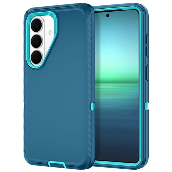 Petocase for Samsung Galaxy S26 Plus 5G Case,Shockproof Rugged Full Body Protection Heavy Duty Dust/Drop Proof 3-Layer Phone Cover Case,Green