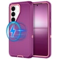 thumbnail image 1 of Petocase for Samsung Galaxy S26 Plus Case,Magnetic Military-Grade Drop 3 Layer Protection Rugged Phone Cover for Galaxy S26 Plus,Purple Pink, 1 of 8
