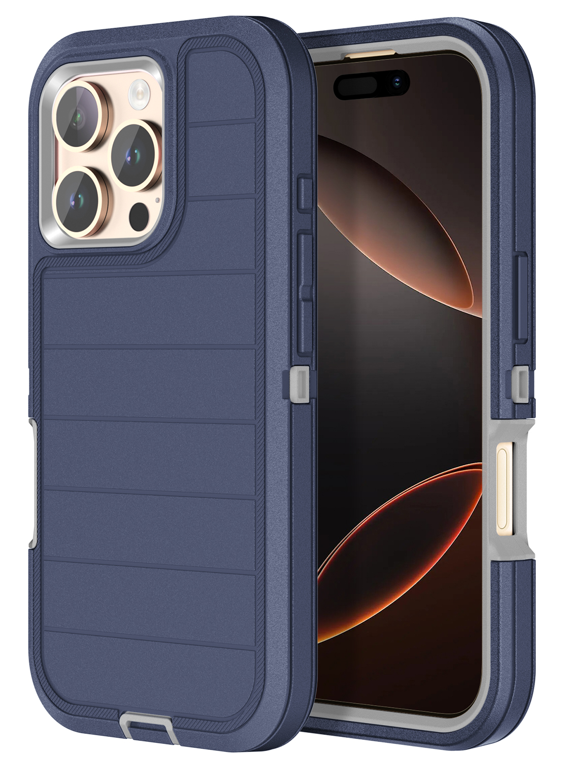 CASEFIV IPhone 15 Plus Case,Rugged Military Grade Anti-Fall Shockproof