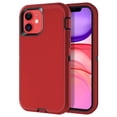 thumbnail image 1 of Petocase for iPhone 11 Case,Shockproof Dust/Drop Proof 3-Layer Protection [Without Screen Protector] Rugged Heavy Duty Cover Case for iPhone 11 6.1-inch,Red/Black, 1 of 7