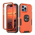 thumbnail image 1 of Petocase for iPhone 13 Pro Max Case,Heavy Duty Full Body Rugged Shockproof Kickstand with 360° Ring Holder Support Car Mount Phone Cover for iPhone 13 Pro Max,Orange, 1 of 7