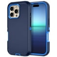 thumbnail image 1 of Petocase for iPhone 16 Pro Max Case,Shockproof Dust/Drop Proof 3-Layer Protective Heavy Duty Durable Rugged Hybrid Cover for iPhone 16 Pro Max,Navy Blue, 1 of 8