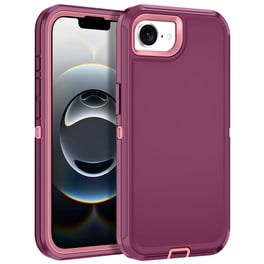 Purple Iphone Plus Clear Case Amazon Purple Glitter Clear Case For