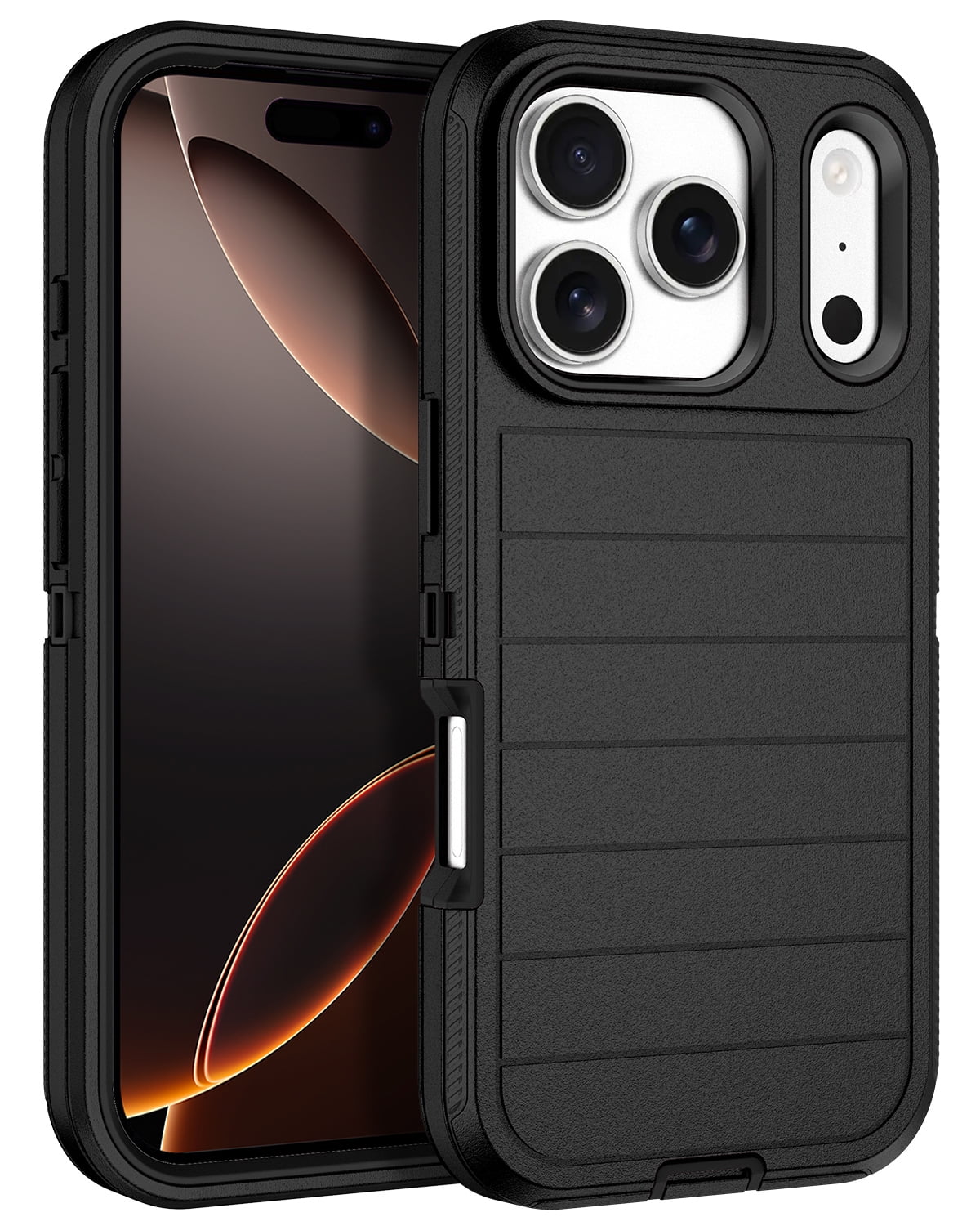 Compatible with iPhone 13 Pro Max Case Clear, Happy Smile