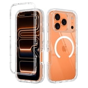 Petocase for iPhone 18 Pro Max Case,iPhone 17 Pro Max Case,Clear [Non Yellowing] [Compatible with Mag-safe] Shockproof Protection Rugged Heavy Duty 6.9" Phone C