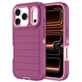 thumbnail image 1 of Petocase Case for iPhone 18 Pro Max (2026) / iPhone 17 Pro Max Case (2025),Stripe Shockproof Rugged Protection Heavy Duty Dust/Drop Proof 3-Layer Durable 6.9'' Phone Case,Red/Pink, 1 of 8