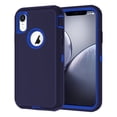 thumbnail image 1 of Petocase for iPhone XR Case,Shockproof Dust/Drop Proof 3-Layer Full Body Protection [Without Screen Protector] Rugged Heavy Duty Durable Cover Case,Navy/Blue, 1 of 6