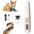 thumbnail image 1 of Petoir, Petoirpet Trimmer, Petior Pet Paw Trimmer, Multifunctional Pet Hair Clippers for Grooming with LED Light, Low Noise Waterproof Rechargeable Pet Paw Trimmer for Pet Paws Eyes Ears Face, 1 of 7