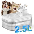 thumbnail image 1 of Jewyow Dog Fountain with a Filter and Charges, Cat Water Fountain Battery Operated, Automatic Dog Water Dispenser Drinking, 2.5 Liter, 1 of 7