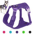 thumbnail image 1 of Jewyow No Pull Dog Harness, Adjustable Dog Vest with Soft Padding, Heavy Duty Dog Harness for Large Dogs(Purple,L), 1 of 6
