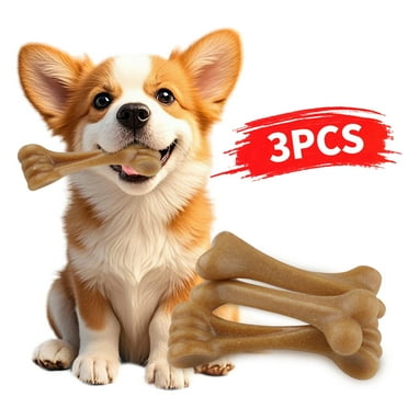 Jewyow Dog Toys for Aggressive Chewers-Dog Toy Bone, 3 Pack