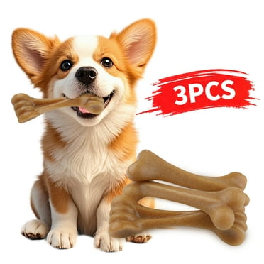 Petoneda Dog Toys for Aggressive Chewers-Dog Toy Bone, 3 Pack