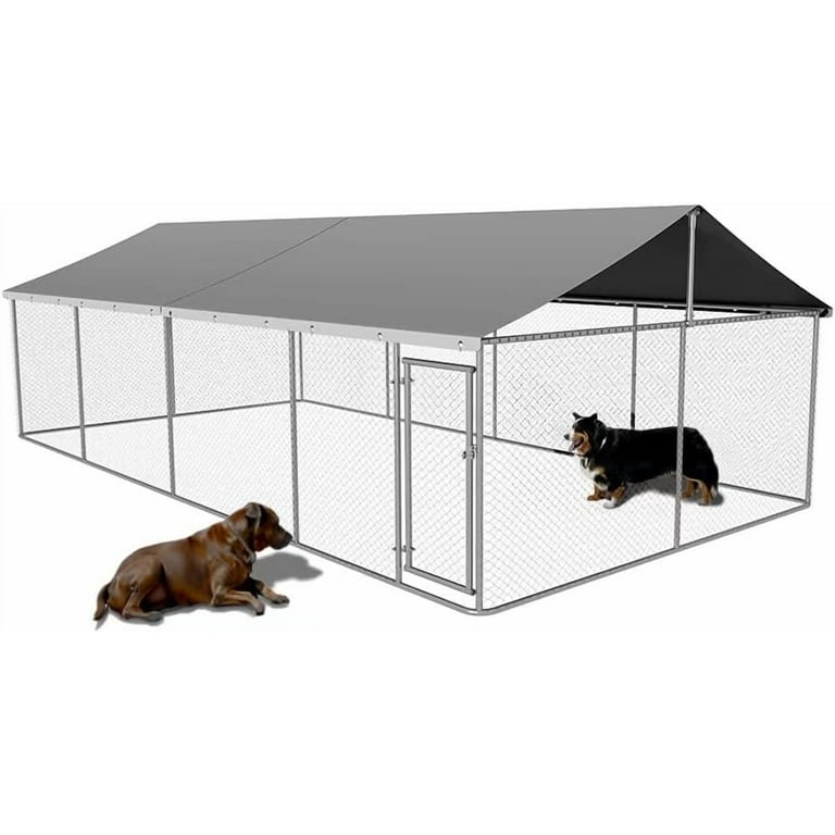 Petony Large Outdoor Dog Kennel House and Playpen, Heavy Duty