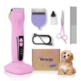 thumbnail image 1 of Petopia Cordless Dog Clippers for Grooming Kit Small&Large Dogs Cats, Pink Low Noise Dog Shaver, 1 of 10