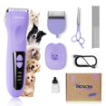 thumbnail image 1 of Petopia Cordless Dog Clippers for Grooming Kit Small&Large Dogs Cats, Purple Low Noise Dog Shaver, 1 of 10
