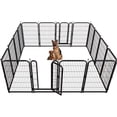 thumbnail image 1 of Petorldog 45" Metal Playpen, 16 Panels for Pets – Indoor & Outdoor Use, Perfect for Camping & Yard, 1 of 9