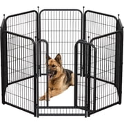 Petorldog 45" Metal Dog Playpen, 8-Panel Heavy-Duty Pet Fence for Large Dogs, Indoor & Outdoor