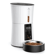 Petory Timed 4L Automatic Cat Feeder with Dual Power Supply for Cats and Small Dogs