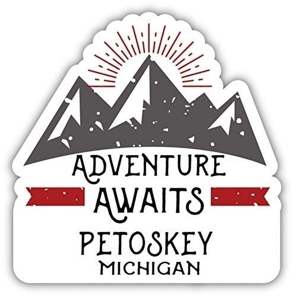Petoskey Michigan Souvenir Decorative Stickers (Choose theme and size