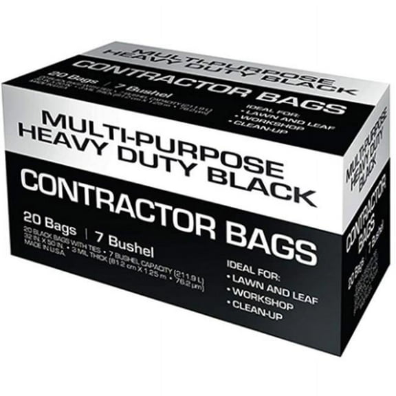 Petoskey Plastics FG-P9941-05A 42 gal 3-Ply Low Density Pro Contractor Bags - Box of 20