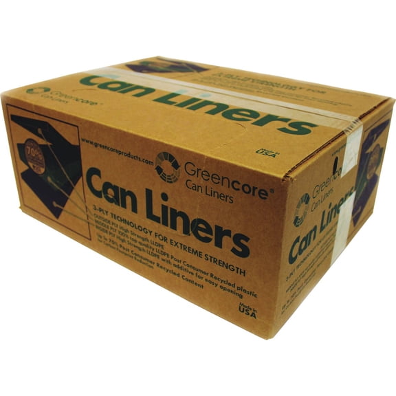 Petoskey Plastics Steelcoat Slim Jim 23-24 Gal. Clear Can Liner - Single Pack