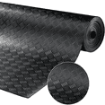 thumbnail image 1 of Petoto Garage Floor Mat Rolls, 3mm Anti-Slip Rubber Flooring Roll for Basement, Under Car, Workshop, Truck, 16.5' x 3.3', 1 of 11