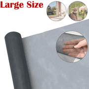 Petoto 47" x 100 Window Screen Roll, Window Screen Mesh, Replacement Door Screen, Porch Screen, Dog Screen, Cat Screen, Gray