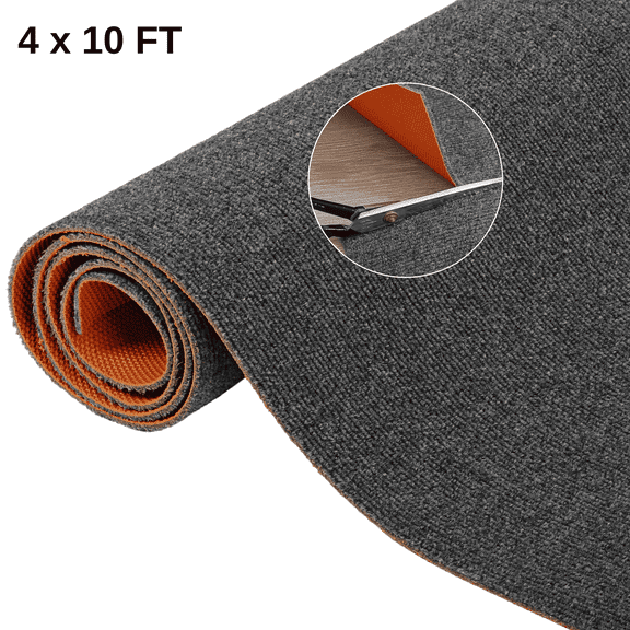 Petoto Commercial Carpet, 4' x 10' Runner Rug with Non-Slip TPE Backing, Custom Size Area Rugs for Indoor Outdoor